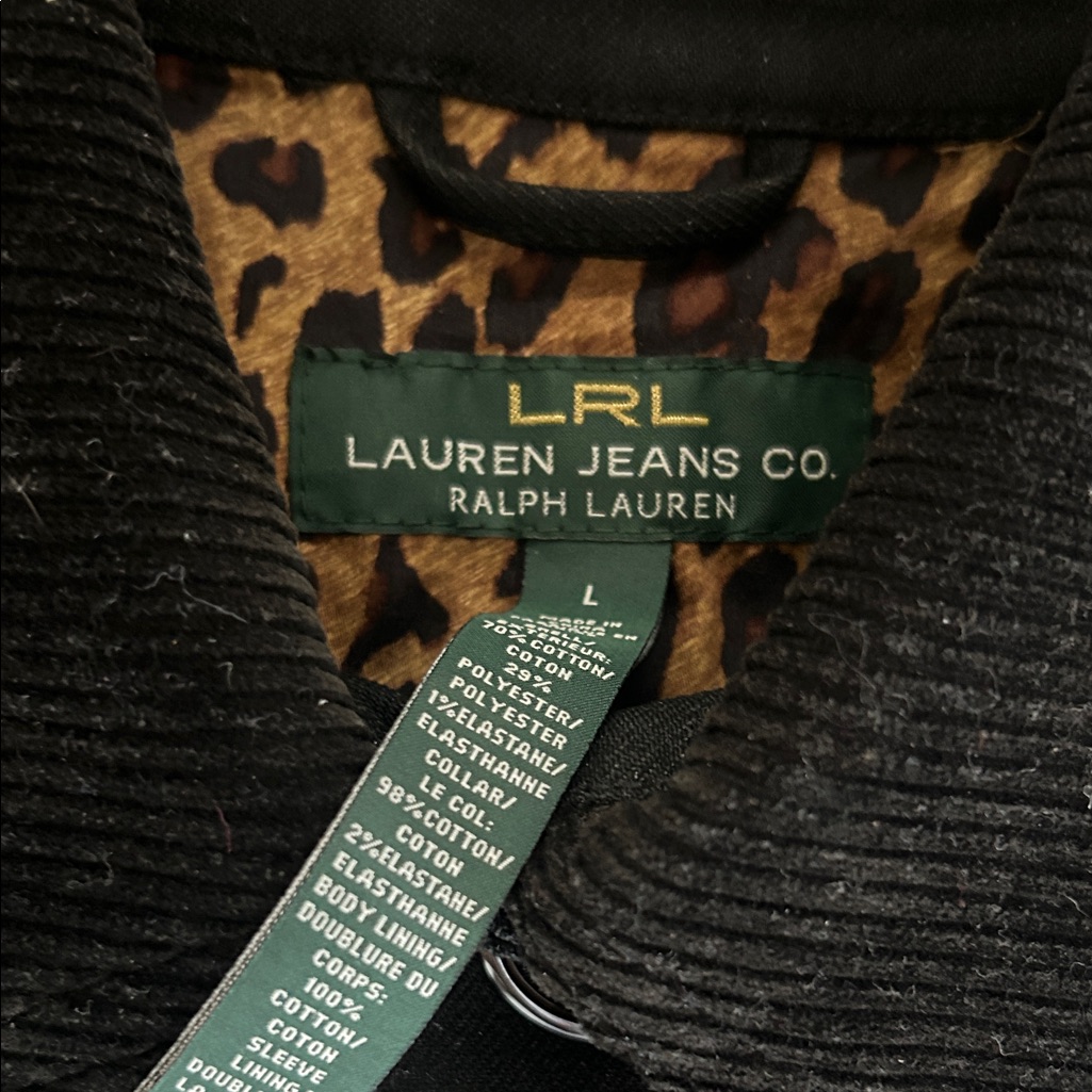Lauren Ralph Lauren Black Jean Jacket